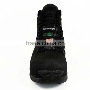CSA Approved Waterproof Black Leather Steel Toe Safety Shoes for Men thumbnail-3