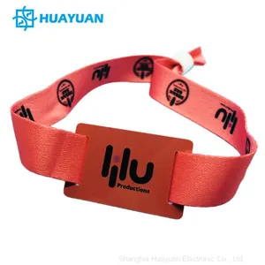 Europe Concert Tickets RFID NFC Fabric X-band Woven Wristbands thumbnail-4