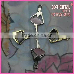 Fashion Body Shaped Metal Zipper Puller thumbnail-1