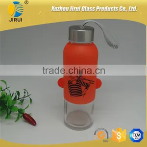 High Quality 350ml Sports Glass Water Bottle thumbnail-1