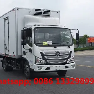 HOT SALE! FOTON AUMARK Cummins 141hp Diesel Cold Van Box Vehicle for Sale thumbnail-3
