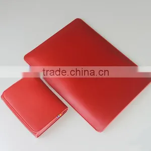 High Quality Microfiber Leather Multifunction PC Bags Laptop Holder Bag for Macbook With Mouse Mat and Purse thumbnail-2