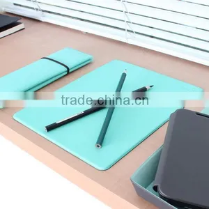 Lovely Style High Quality Saffiano Leather Mouse Pad Mouse Mat Mousepad Wholesale thumbnail-5
