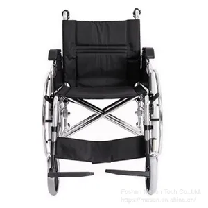 Double Brake Manual Folding Wheelchair, Medical Adult Wheelchairs Foldable for Elderly thumbnail-2