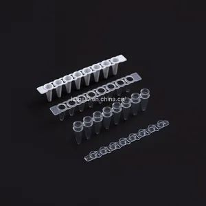 8-well PCR Tube Strip for Medical and Labs Consumables With Caps thumbnail-2
