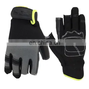 SONICE Hand Gloves Mechanic Safety Tools Gloves Mechanical Work Anti Vibration Safety Gloves thumbnail-4