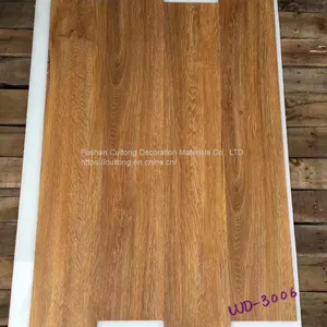 Imitation Wood Grain PVC Stone Plastic Floor Manufacturer Guangdong Wholesale LVT Sheet Floor Waterproof and Flame Retardant Office Floor Glue thumbnail-3