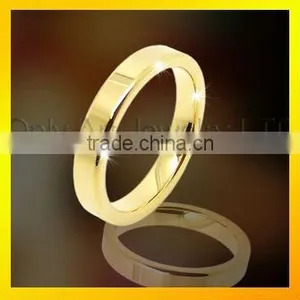 Luxury Gold Plated Tungsten Ring Wedding Jewelry thumbnail-1