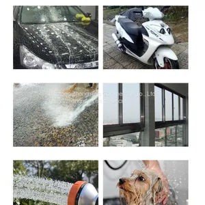 Multi-Usage 8 Modes Plastic Sprayer for Gardening, Pet Grooming, Car Washing, Road Clean Etc. thumbnail-5
