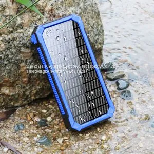 Hot-selling Waterproof Solar Mobile Power PD Fast Charge 30000 MA Mountain Lighting Wireless Power Bank thumbnail-3