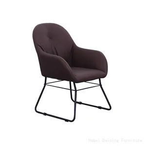 Upholstered Sofa Chair With Metal Legs DS-10 thumbnail-1
