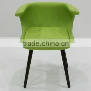 Replica Relaxing Fiberglass Material Fabric Grace Elegant Bo Strange Frost Chair With Wooden Legs thumbnail-5