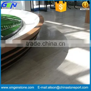 Chinese Natural Design Polished Grey Wood Grain Floor Marble Tiles thumbnail-1