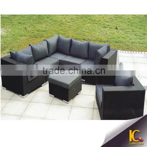 Hot Sale Rattan Sofa Outdoor Wicker Balcony Rattan Sofa Sectional Sofa Set thumbnail-4
