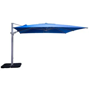 Scenic Restaurant With Light Courtyard Umbrella LED Roman Umbrella Garden Parasol Large Sun Umbrella thumbnail-4