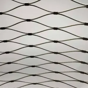 Stainless Steel Wire Rope Mesh Architectural Decorative Mesh Custom Size OEM ODM Service thumbnail-5