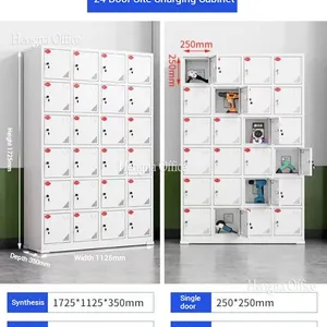Secure Phone Charging Cabinet With Remote Monitoring - Commercial Digital Storage Locker for Business Office thumbnail-1