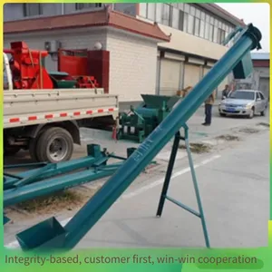 Fine Powder Tube Screw Conveyor With a Pipe Diameter of 219, Auger Feeding Machine, Vertical Hoist for Filling Wet Sand and Dry Powder Into Tanks thumbnail-4