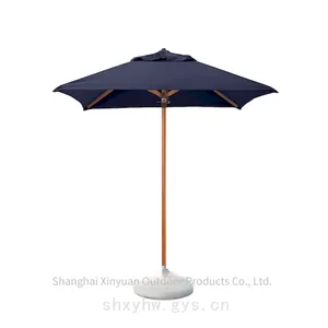 Customizable Luxury Rectangular 4-rib Beach Patio Sunshade for Outdoor Leisure Use thumbnail-5