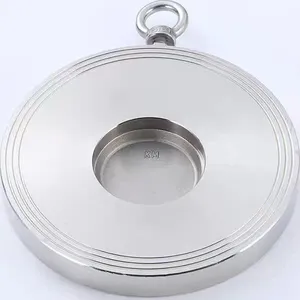 GOST 304 Stainless Steel H74W-16P Wafer Check Valve Thin Single Disc Circular Plate Check Valve thumbnail-5