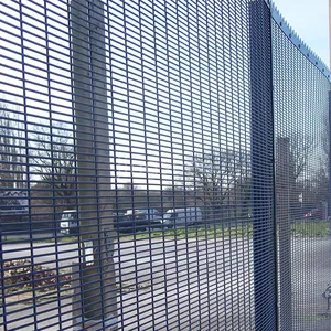 Wholesale Price. Top-tier, High-security, Rigid 358 Wire Mesh Anti-climb Fence Panel, Powder Coated thumbnail-3