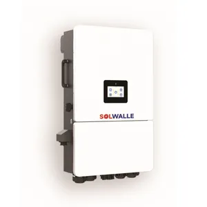 Solwalle 8Kw Eco Hybrid Inverter,2MPPT,Battery 48Vdc. 230Vac,IP65,Within Wifi&CT, Touch LCD,9pcs Parallel thumbnail-1