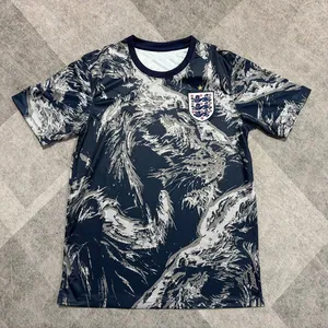 2026-27 Season England Special Edition Jersey England Black Football Training Shirt thumbnail-3
