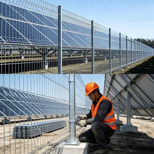 Ground Solar Power Station Metal Fence - Standard Model in Large Stock, Quick Delivery thumbnail-5