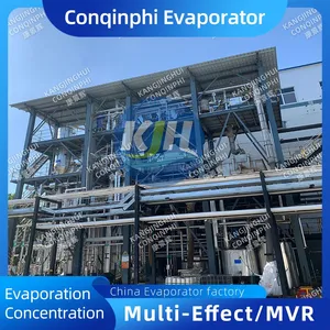 Three-Effect Continuous Evaporation Crystallizer Double Jacket Heating 2000L H Capacity Standard Compliant thumbnail-3