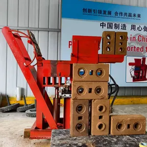 Hydraulic Adobe Brick Press Machine, Fully Automatic Hydraulic Clay Brick Molding Machine ,Mini Hydraulic Clay Brick Press thumbnail-1