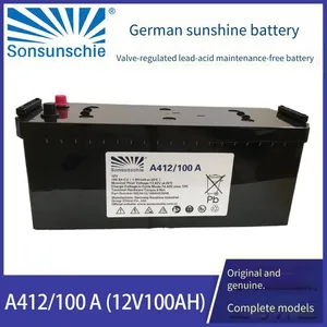Germany Sunlight Battery A412/100a 12v100ah, for Solar Photovoltaic, Communication Base Stations and Computer Rooms thumbnail-5