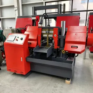 Semi-Auto Horizontal Band Saw Machine 220V, 0.8kW Motor, 100mm Round Bar Capacity thumbnail-2