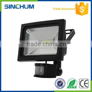 Aluminum Outdoor Ip65 20w Pir Sensor Floodlight Led thumbnail-1