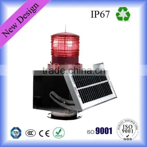 Blue Solar Power Led Warning Light ( Airport, Coast, Lighthouse, Ship ) thumbnail-1