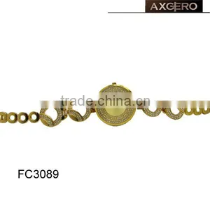 Quartz Alloy Chain Water Resistant Wrist Watch thumbnail-3