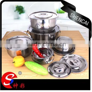 Good Quality Competitive Price Practice Suit of Stainless Steel Food Box Food Container Stock Pot thumbnail-1