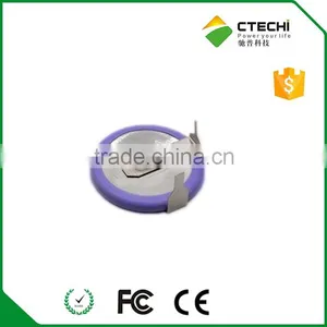 ML2020 Car Key Battery 3V Coin Cell With Solder Tabs thumbnail-2