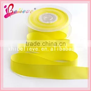 Wholesale DIY Accessories 2 Inch Wide Grosgrain Yellow Ribbon thumbnail-1