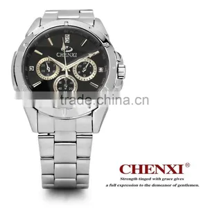 Wholesale Stainless Steel Quartz Wrist Cheap Watch for Men Can Customzied Your Logo on Watch 019AMS thumbnail-4