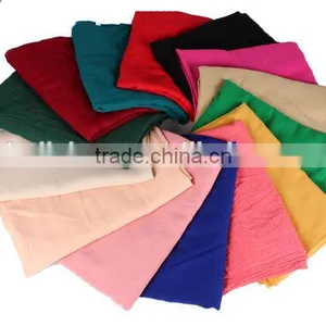 14 Colors in Stock Fashion Women Lady Cotton & Linen Pashmina Scarf Wholesale thumbnail-1
