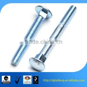 Flat Head Full Thread Carriage Screw thumbnail-1