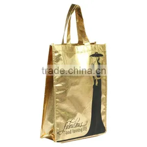 New Gold Effect PP Non Woven Bag thumbnail-1