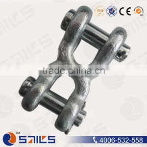 Galvanized S249 Drop Forged Twin Clevis Links thumbnail-1