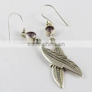 925 Sterling Silver Earring, Handmade Silver Jewelry, Silver Jewelry Wholesale thumbnail-3