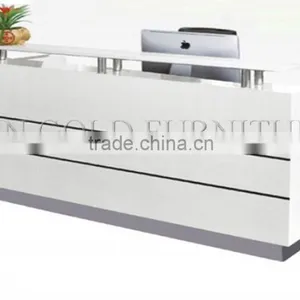 Modern Wooden Reception Desk Beauty Salon 2 Person Reception Desk (SZ-RTB001) thumbnail-3