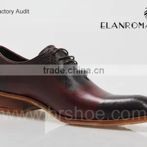 Custom England Style Genuine Cow Leather Oxford Mature Tan Men Dress Shoes thumbnail-2