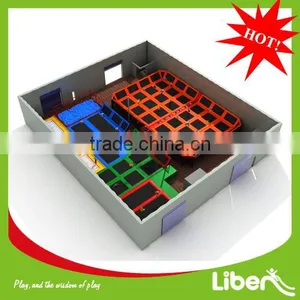 Made in China TUV Certified Heavy Duty Used Indoor Commercial Trampoline for Sale thumbnail-1