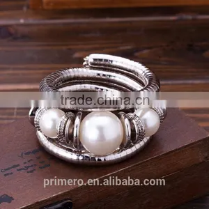 Hot Jewelry Tibetan Silver Bracelet Turquoise Inlay Roundness Bead Adjust Bangle thumbnail-5