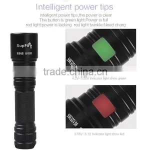 Bulk Home Use Waterproof Rechargeable USB Flashlight A5 thumbnail-4