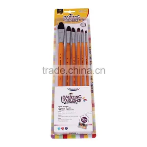 Wood Handle Nylon Material Hair Artist Brush Gift Set Paint Brush Hair Brush thumbnail-2